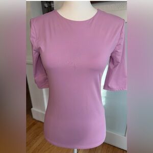 Worthington Womens Ultra Smoothing Crew Neck Top pink
